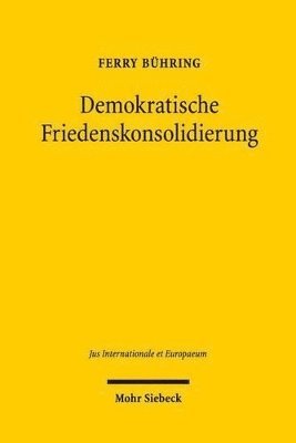 bokomslag Demokratische Friedenskonsolidierung