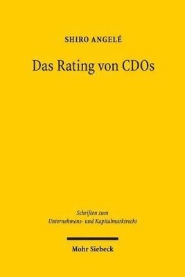 bokomslag Das Rating von CDOs