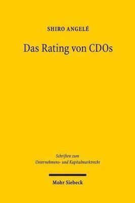 bokomslag Das Rating von CDOs