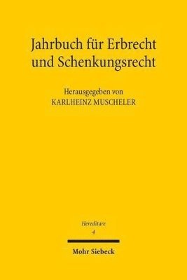 bokomslag Jahrbuch fr Erbrecht und Schenkungsrecht