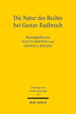 bokomslag Die Natur des Rechts bei Gustav Radbruch