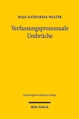 bokomslag Verfassungsprozessuale Umbrche