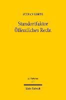 Stefan Korte - Standortfaktor Öffentliches Recht, Inbunden