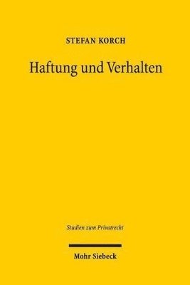 bokomslag Haftung und Verhalten