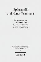 Epigraphik und Neues Testament 1