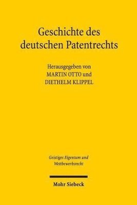 bokomslag Geschichte des deutschen Patentrechts