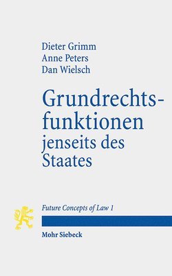 Dieter Grimm, Anne Peters, Dan Wielsch - Grundrechtsfunktionen jenseits des Staates, Häftad
