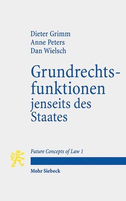 bokomslag Grundrechtsfunktionen jenseits des Staates