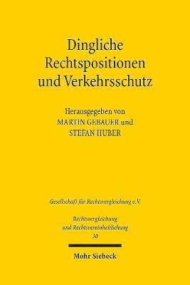 Dingliche Rechtspositionen und Verkehrsschutz 1