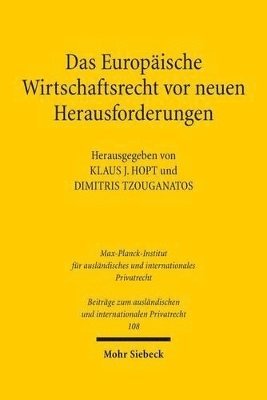 bokomslag Das Europische Wirtschaftsrecht vor neuen Herausforderungen