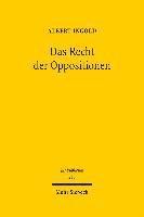 Albert Ingold - Das Recht der Oppositionen, Inbunden
