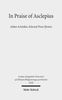 Heinz-Günther Nesselrath, Donald A. Russell, Michael Trapp, Heinz-Gunther Nesselrath - In Praise of Asclepius, Inbunden