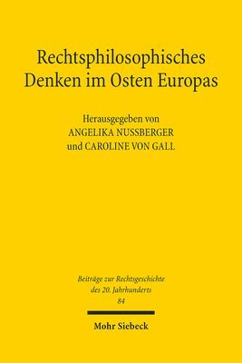 bokomslag Rechtsphilosophisches Denken im Osten Europas