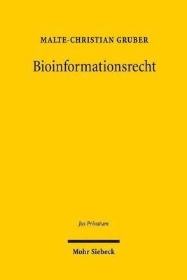 bokomslag Bioinformationsrecht