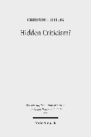 Hidden Criticism? 1