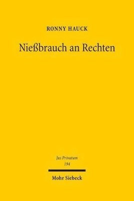 bokomslag Niebrauch an Rechten