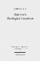 bokomslag Matthew's Theological Grammar