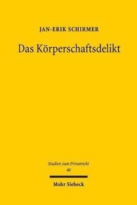 bokomslag Das Krperschaftsdelikt