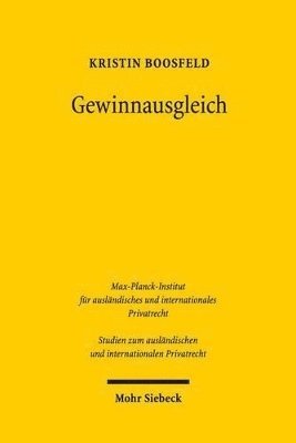 bokomslag Gewinnausgleich