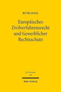 bokomslag Europisches Zivilverfahrensrecht und Gewerblicher Rechtsschutz