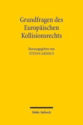 bokomslag Grundfragen des Europischen Kollisionsrechts