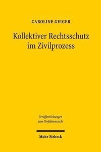 bokomslag Kollektiver Rechtsschutz im Zivilprozess