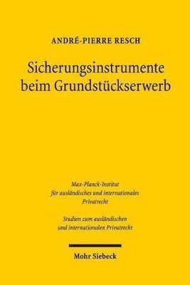 bokomslag Sicherungsinstrumente beim Grundstckserwerb