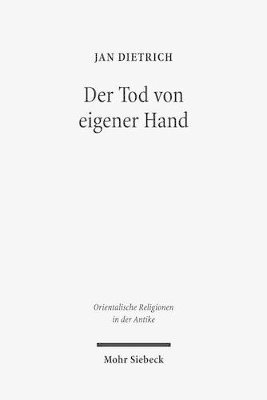 Jan Dietrich - Der Tod von eigener Hand, Inbunden
