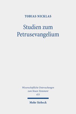 bokomslag Studien zum Petrusevangelium
