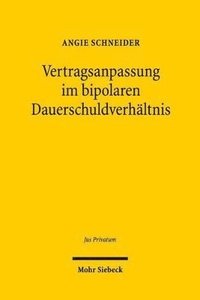 bokomslag Vertragsanpassung im bipolaren Dauerschuldverhltnis