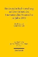 bokomslag Die deutsche Rechtsprechung auf dem Gebiete des Internationalen Privatrechts im Jahre 2013