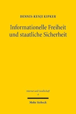 bokomslag Informationelle Freiheit und staatliche Sicherheit