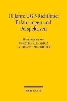 10 Jahre UGP-Richtlinie 1