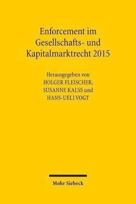 bokomslag Enforcement im Gesellschafts- und Kapitalmarktrecht 2015