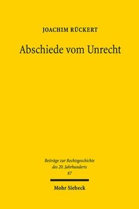 bokomslag Abschiede vom Unrecht