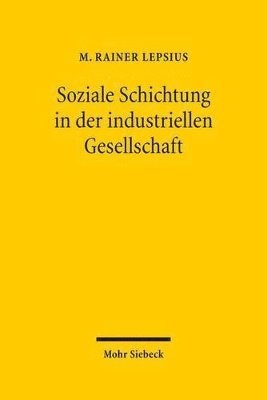 bokomslag Soziale Schichtung in der industriellen Gesellschaft