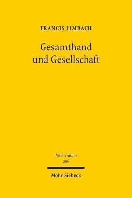 bokomslag Gesamthand und Gesellschaft