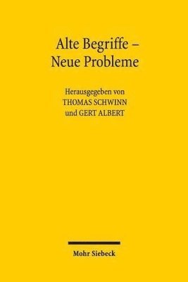 Thomas Schwinn, Gert Albert - Alte Begriffe - Neue Probleme, Häftad