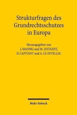 bokomslag Strukturfragen des Grundrechtsschutzes in Europa