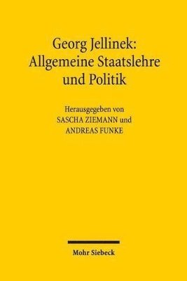 Georg Jellinek, Sascha Ziemann, Andreas Funke - Allgemeine Staatslehre und Politik, Häftad