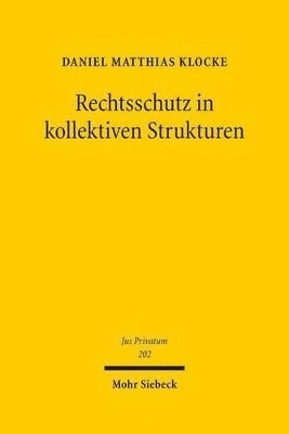 bokomslag Rechtsschutz in kollektiven Strukturen