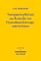 Transparenzpflichten zur Kontrolle von Finanzdienstleistungsunternehmen