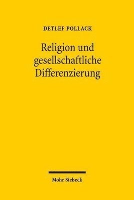 bokomslag Religion und gesellschaftliche Differenzierung