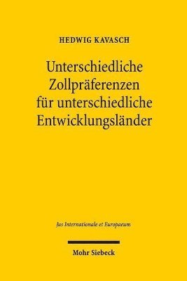bokomslag Unterschiedliche Zollprferenzen fr unterschiedliche Entwicklungslnder
