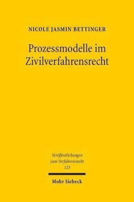 bokomslag Prozessmodelle im Zivilverfahrensrecht