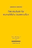 bokomslag Patentschutz fr menschliche Stammzellen