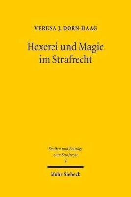 bokomslag Hexerei und Magie im Strafrecht