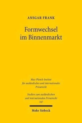 bokomslag Formwechsel im Binnenmarkt