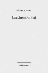 bokomslag Unscheinbarkeit