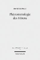 bokomslag Phnomenologie des Hrens